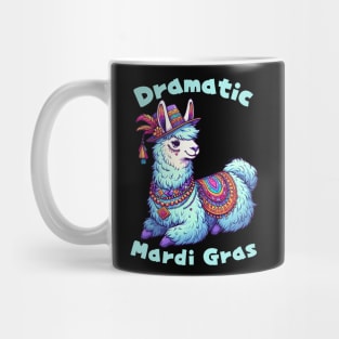 Mardi Gras Llama Mug